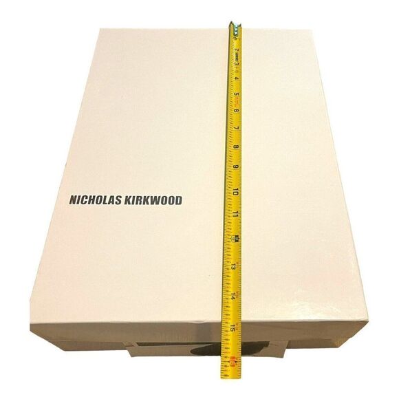 Nicholas Kirkwood Shoes Empty Box w/ Tissue Paper & Sm Dust Bag 10.75”x14.75”x4” - Picture 8 of 9